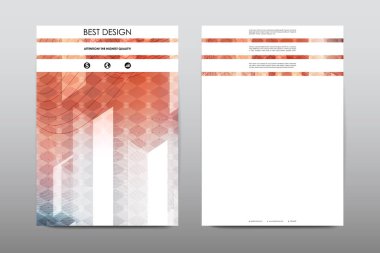 Broşür düzeni şablonu