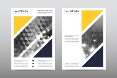 Broşür düzeni şablonu