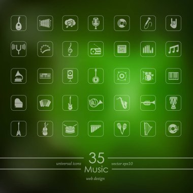 Basit web Icons set