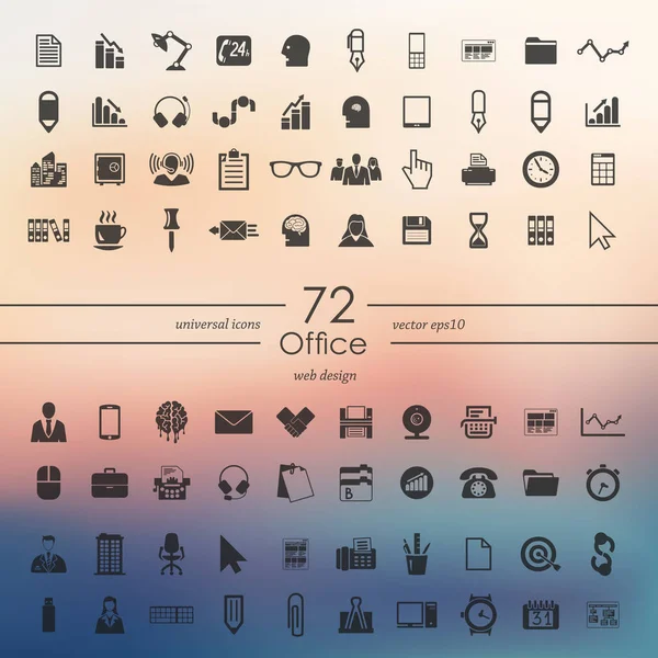 Basit web Icons set — Stok Vektör