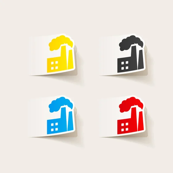 Ecología icono de diseño realista — Vector de stock