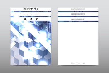 Broşür düzen şablonu el ilanı tasarımı