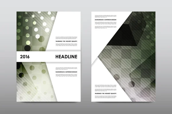 Brochure lay-out, Magazine cover — Stockvector