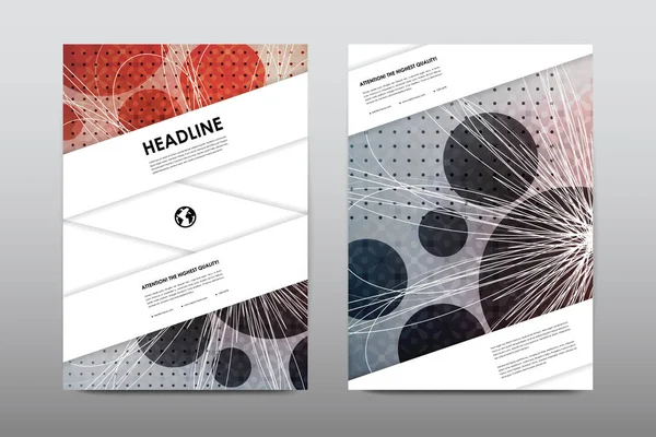 Broschyr layout, Magazine cover — Stock vektor