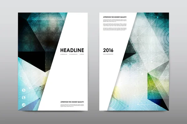 Brochure lay-out, Magazine cover — Stockvector