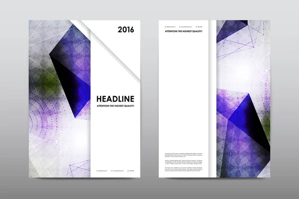 Brochure lay-out, Magazine cover — Stockvector