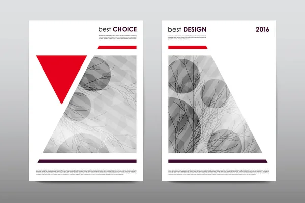 Broschyr layout, Magazine cover — Stock vektor