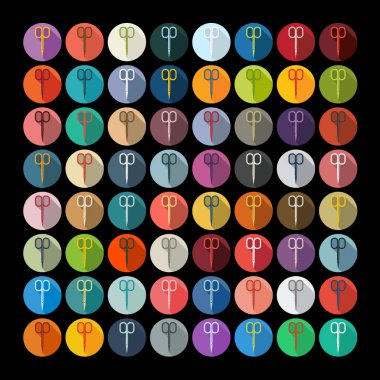 Düz tasarım tırnak makası