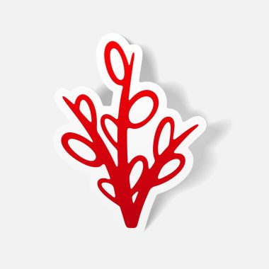 Gerçekçi tasarım öğesi söğüt