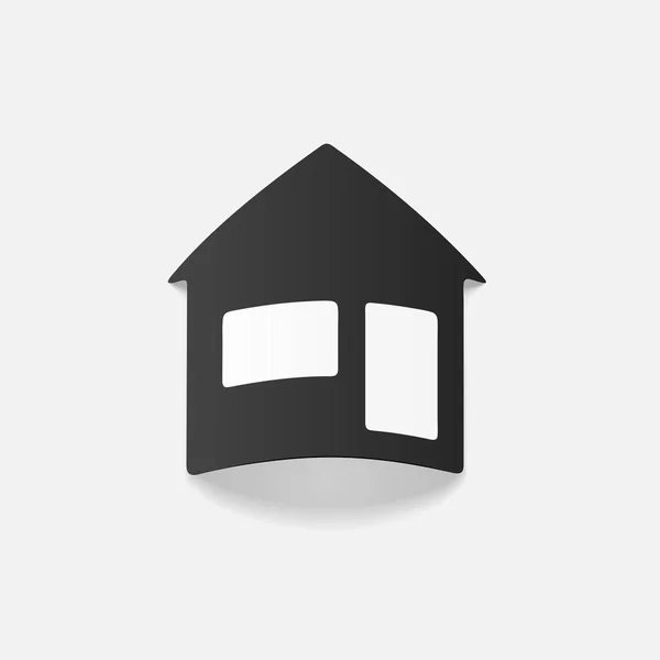 Realistisk design element hus — Stock vektor
