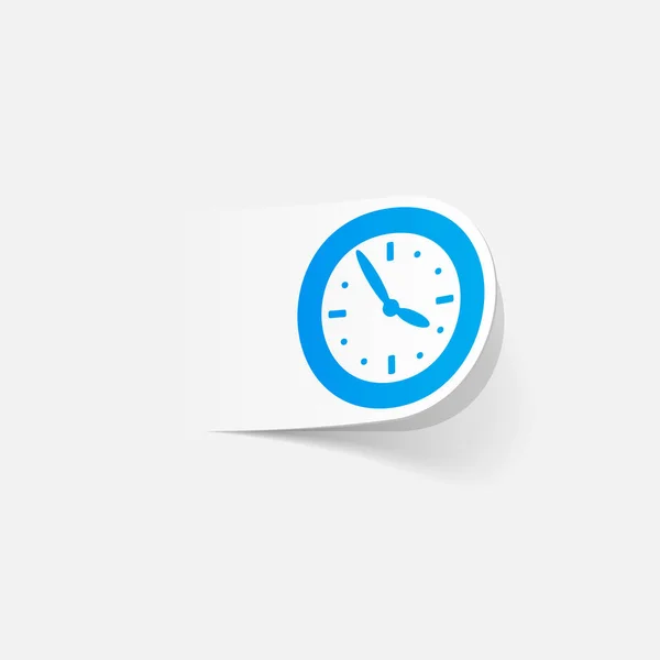 現実的なデザイン要素時計 — ストックベクタ