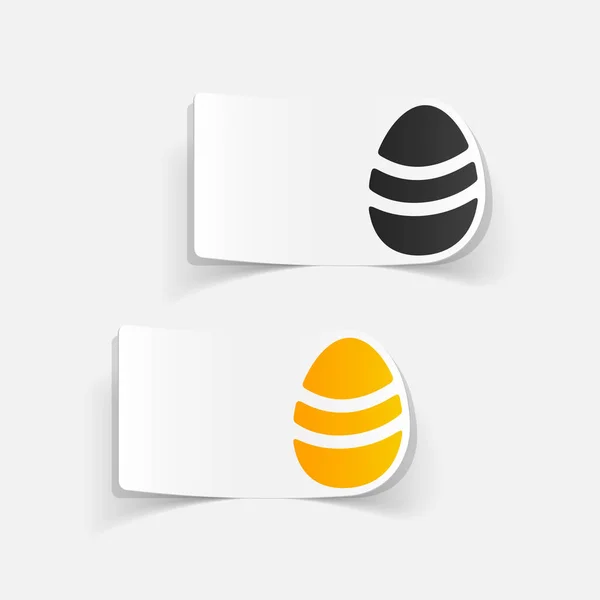 Realistic design elements easter eggs — Stock Vector