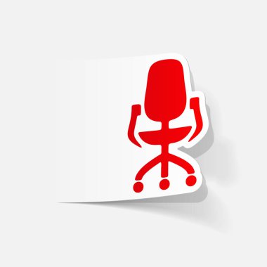 gerçekçi tasarım: ofis koltuğu