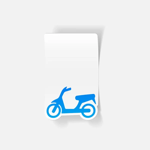 Realistic design element: scooter — Stock Vector