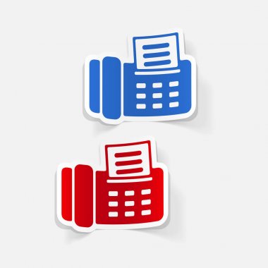 Faks Icons set