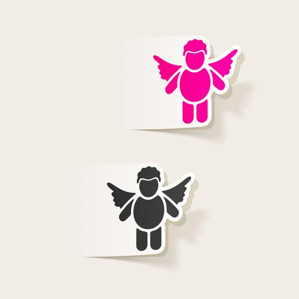 Cupidos iconos conjunto — Vector de stock