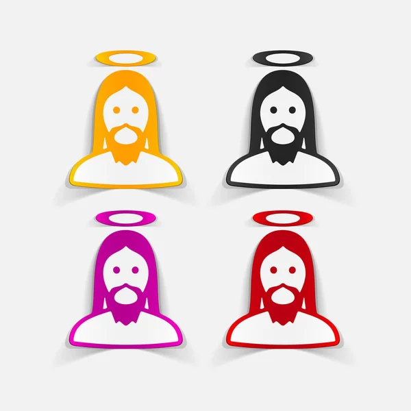 Conjunto de iconos de Jesús — Archivo Imágenes Vectoriales
