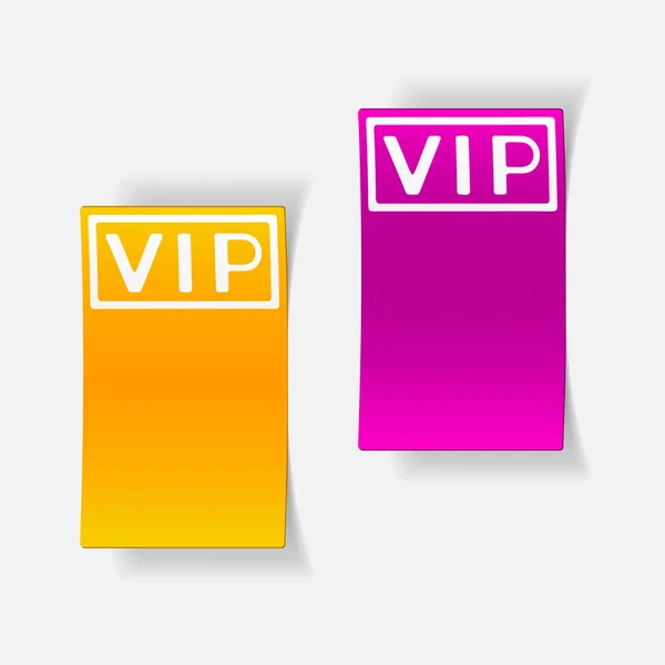 Abreviatura vip icono conjunto — Vector de stock