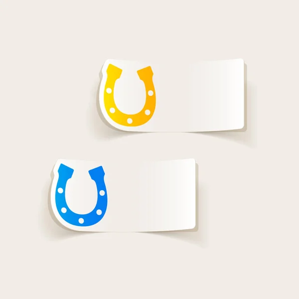 Horseshoe icons set — Stock Vector