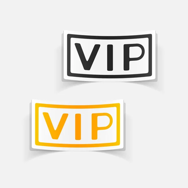 Abreviatura vip icono conjunto — Vector de stock