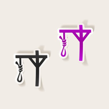 darağacı düz simgeler