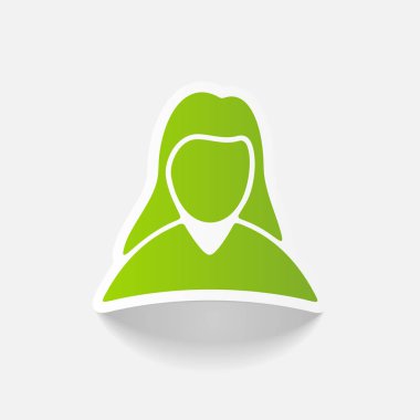 kadın siluet simgesi