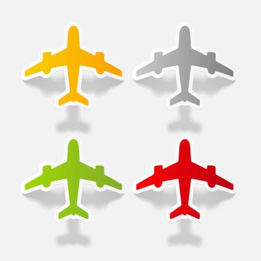 uçak Icons set