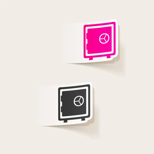 Safe icons set — Stock Vector