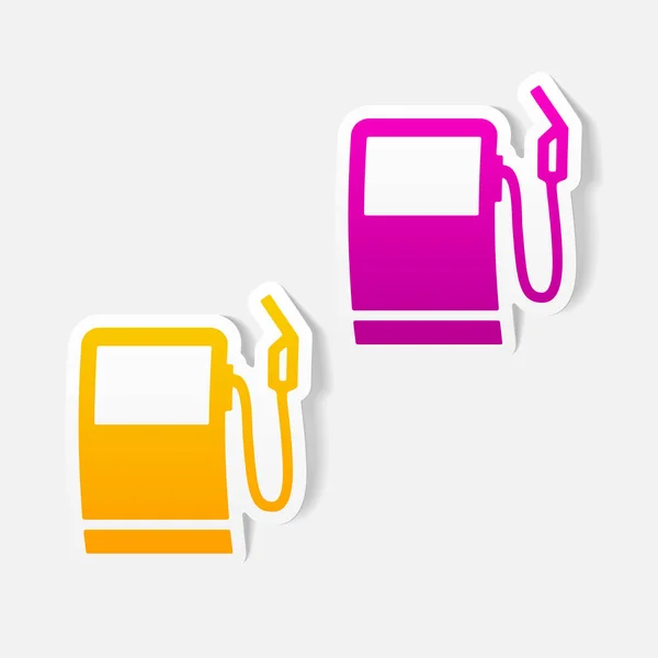 Gas station icons — Stock Vector
