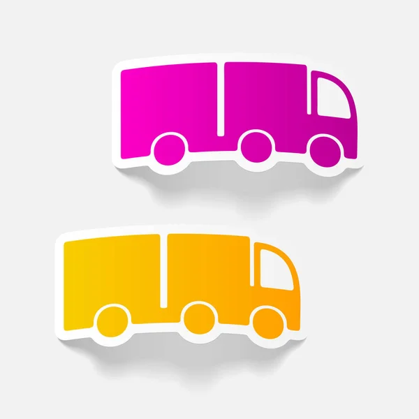 Ensemble d'icônes camion — Image vectorielle