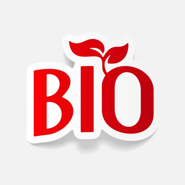 Ikona znak Bio — Wektor stockowy