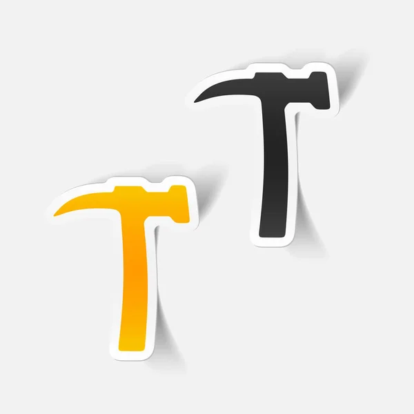 Set icone martello — Vettoriale Stock