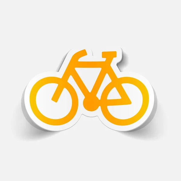 Bicicleta icono plano — Archivo Imágenes Vectoriales