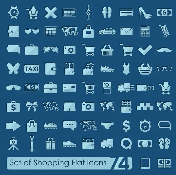 Set of shopping icons — Stock Vector