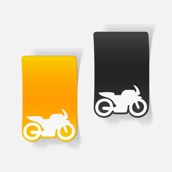 Motorcycle icons set — Stock Vector