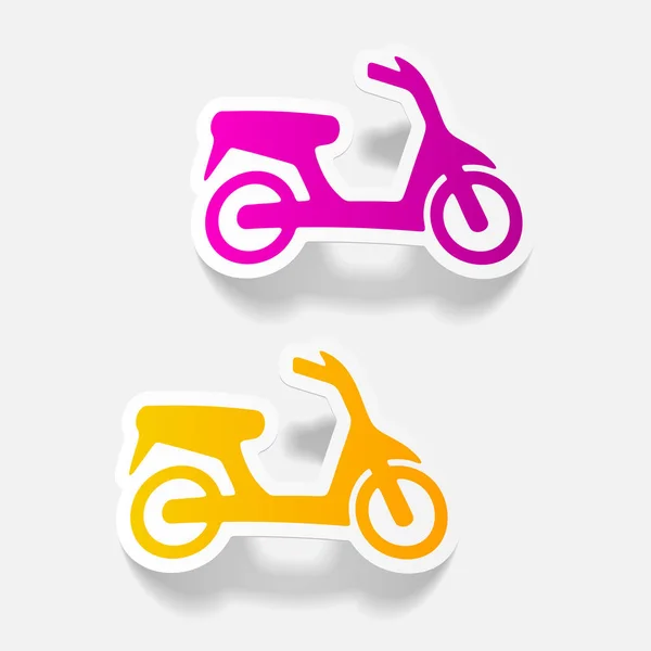 Scooter icons set — Stock Vector