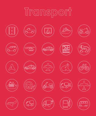 Taşıma simgeleri kümesi