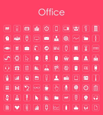 ofis simgeleri dizisi