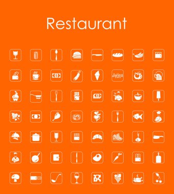 Restoran simge kümesi