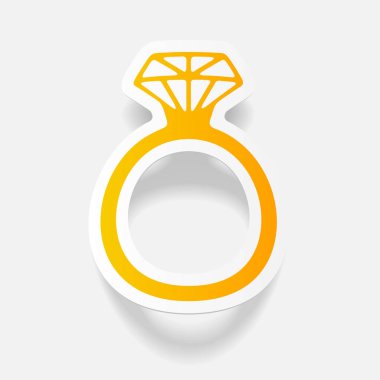 Nişan yüzüğü simgesi