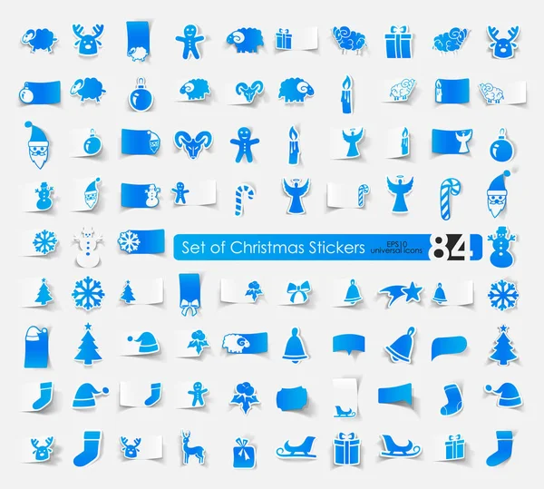 Set of Christmas icons — Stock Vector