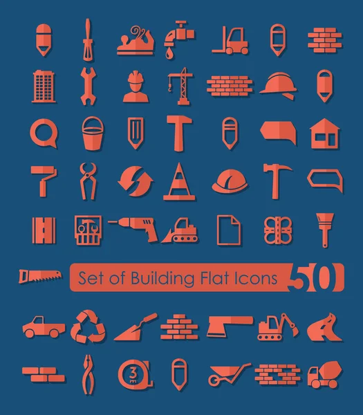 Conjunto de iconos de construcción — Vector de stock