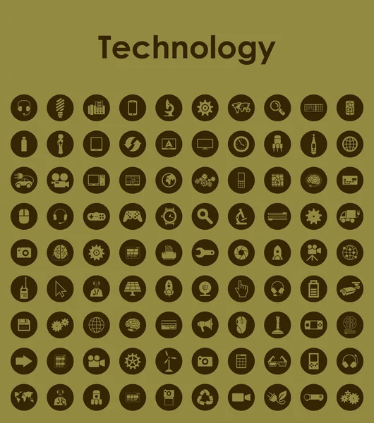 Teknoloji simgeleri kümesi  