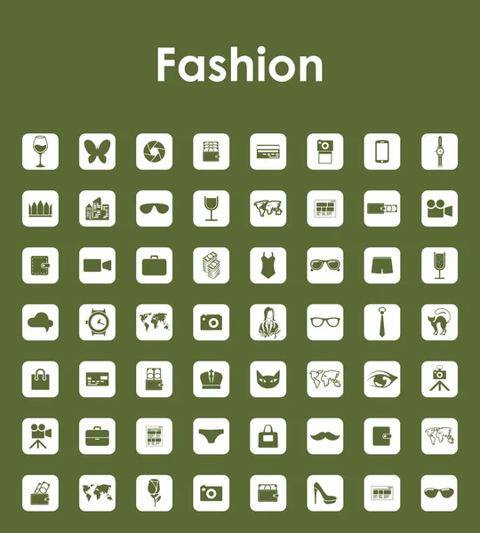 Conjunto de iconos de moda — Vector de stock