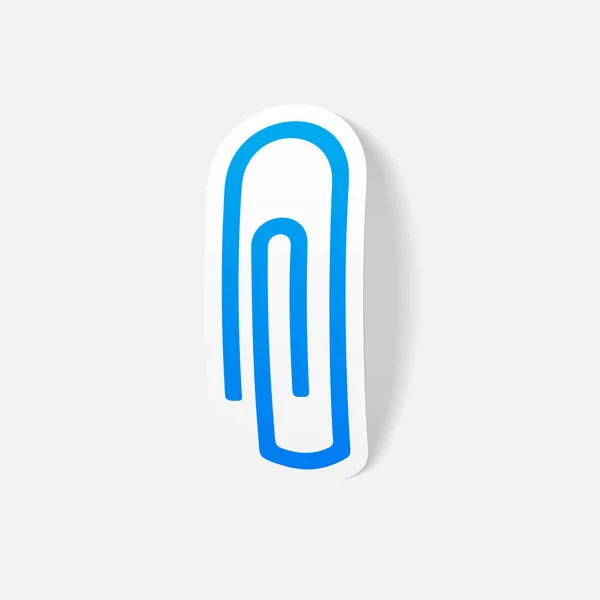 Paper clip icon — Stock Vector