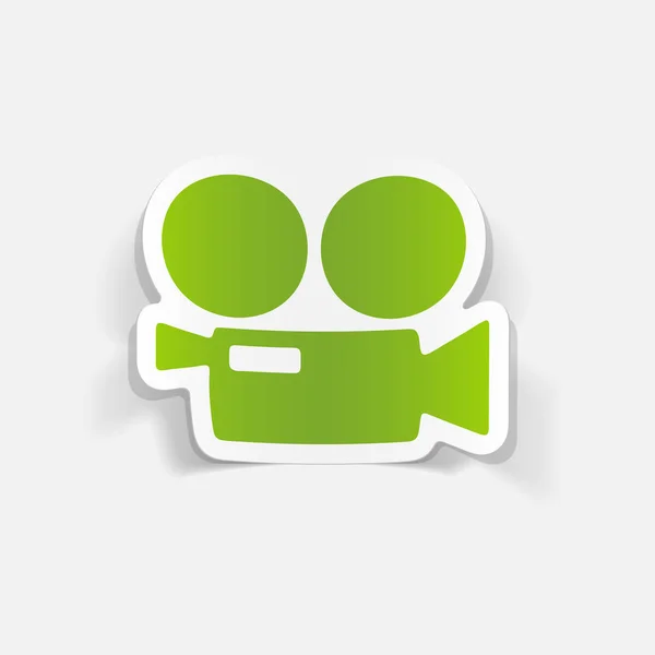 Movie camera icon — Stock Vector