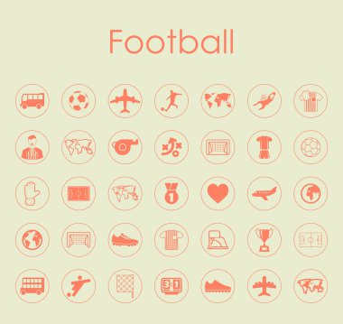 Futbol basit simgeler kümesi
