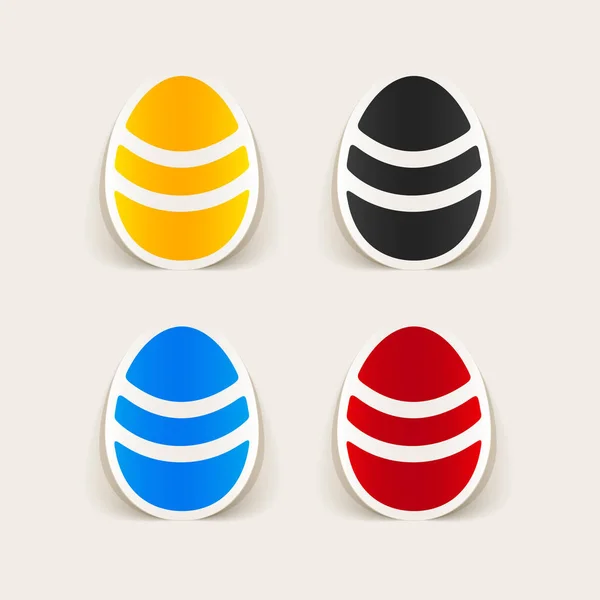 부활절 계란 디자인 요소 — 스톡 벡터