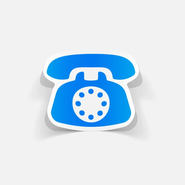 Telephone realistic design element — Stock Vector