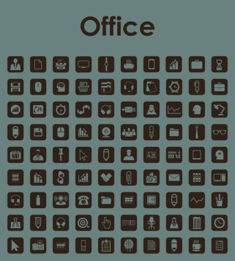 Office basit simgeler kümesi